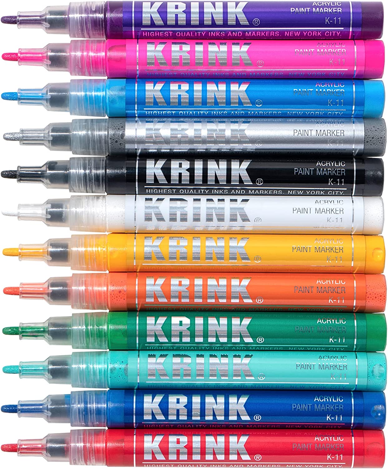 Krink K-11 Acrylic Paint Marker Box Set of 12